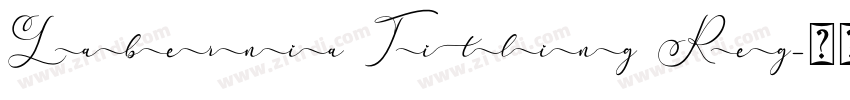Labernia Titling Reg字体转换
